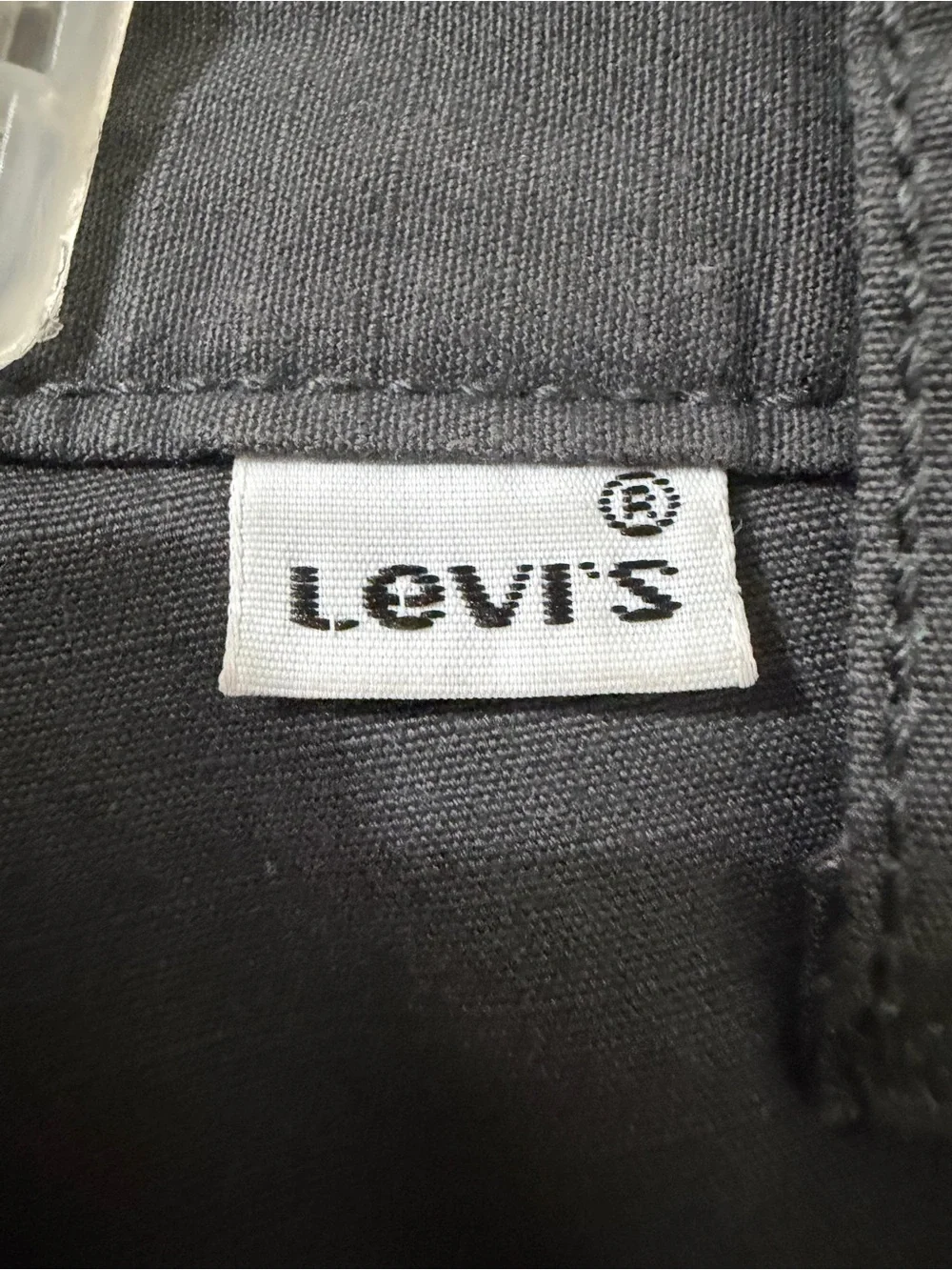 Levi Strauss Cargo Short Mens Size 34 Two Horse Brand Gray 100% Cotton  Packets